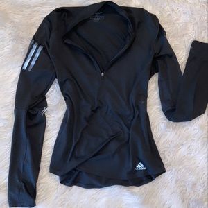 dark grey adidas pull over